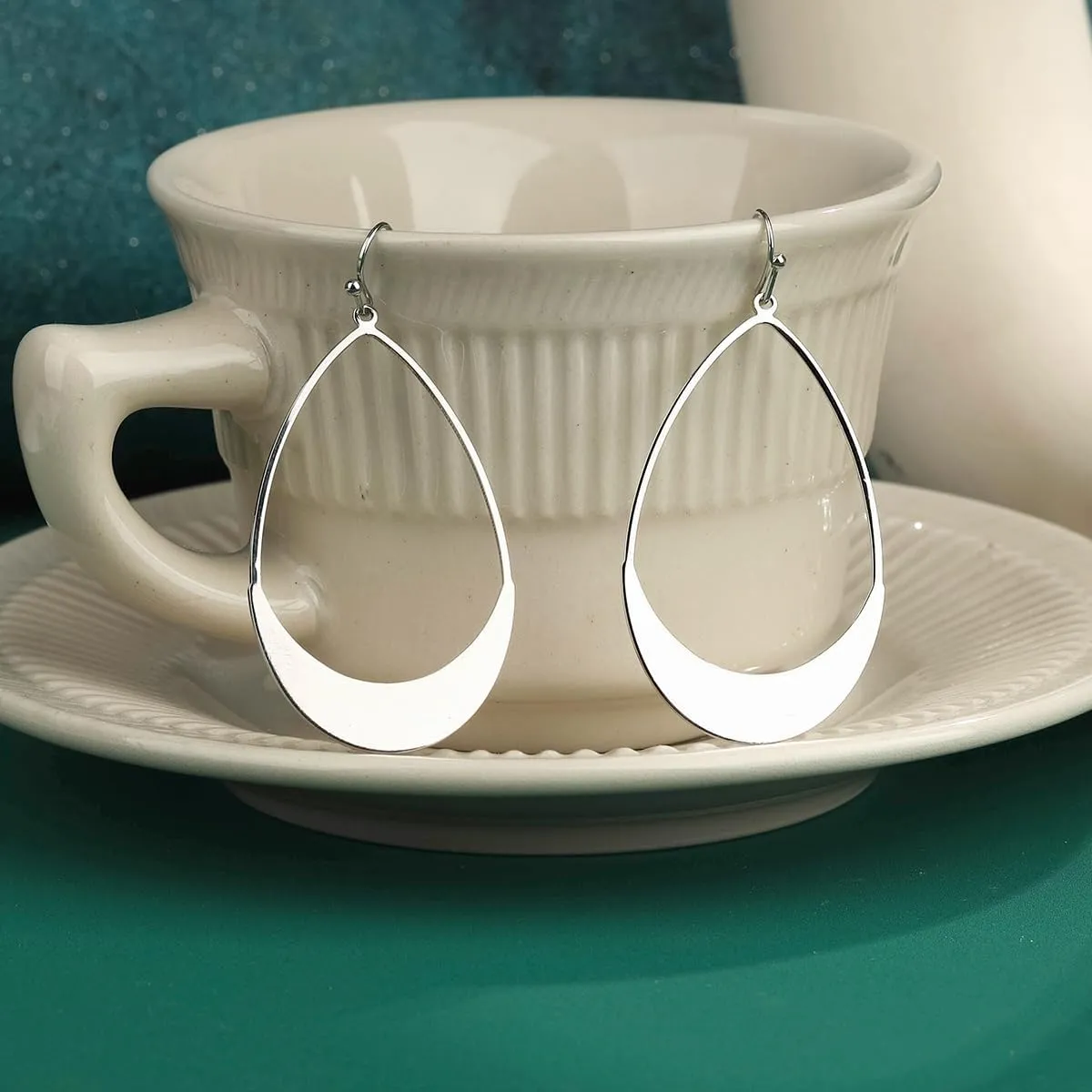 1 Pair Copper Dangle Fashion Lightweight Gold Plated Silver Plated Two Tone Earrings
