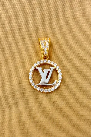 22 KT Gold Designer Louis Vitton Pendant (D57)