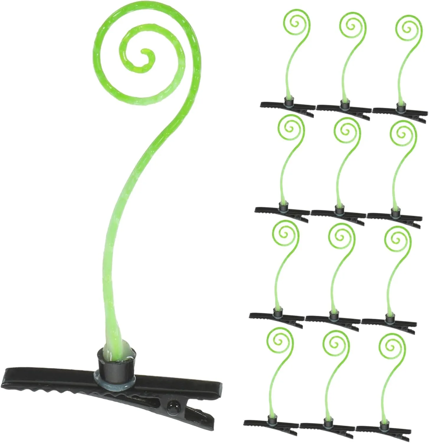40pcs Sprout Clips Plant Style Hair Clips Cute Artificial Curly Grass Barrettes for Funny Accessories for All Ages Hairpins for Festivals and Everyday Wear
