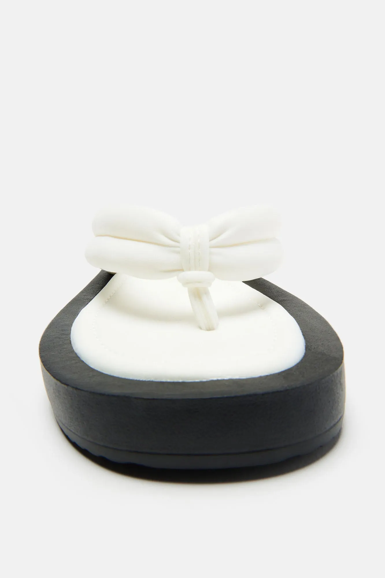 Bethany Flip Flops - White