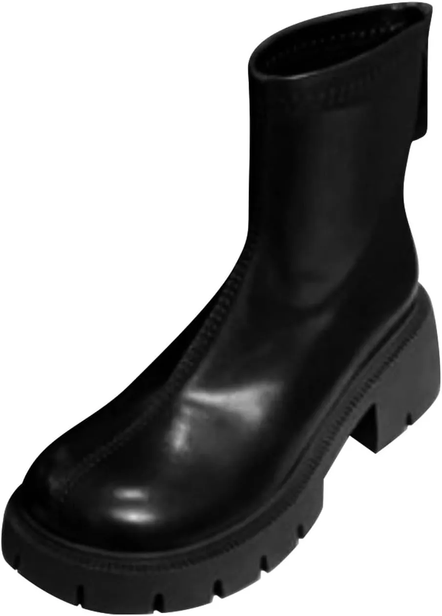 Black Booties for Women Black Boots for Women Wedge Heel Boots Womens Dressy Casual Low Heel Black Ankle Boots with Heels and Laces Walking Boot for Sprained Ankle Extra Large