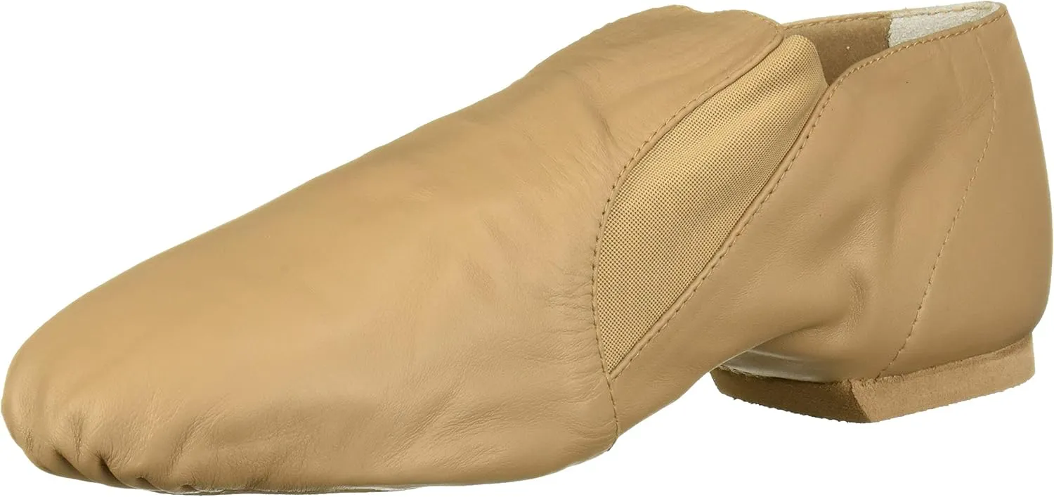 Bloch Dance Women's Elasta Bootie Leather and Elastic Split Sole Jazz Shoe