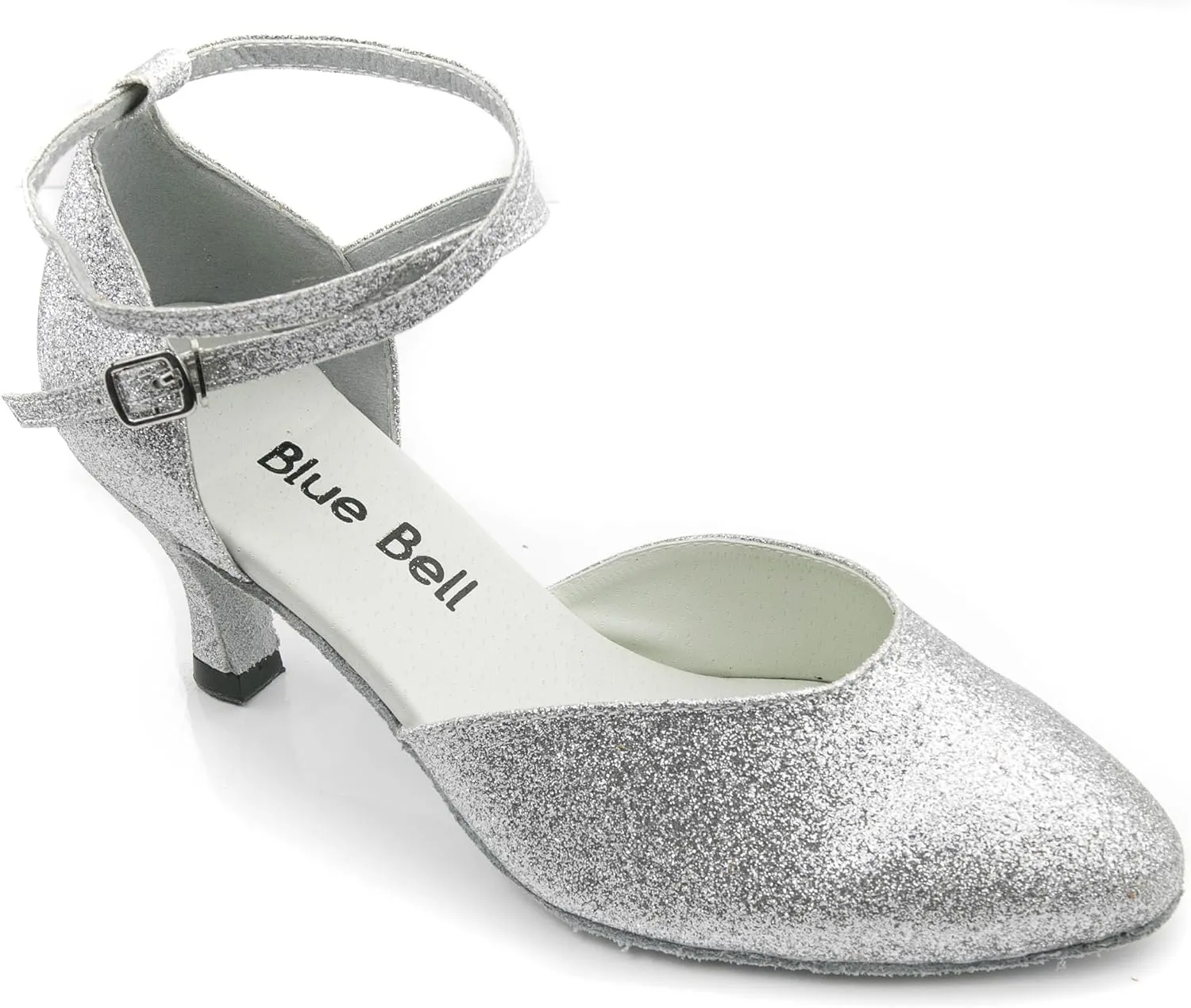 BlueBell Shoes Handmade Women's Ballroom Salsa Wedding Competition Dance Shoes The Elpis 2.5" Heel