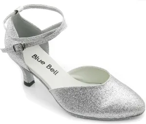 BlueBell Shoes Handmade Women's Ballroom Salsa Wedding Competition Dance Shoes The Elpis 2.5" Heel