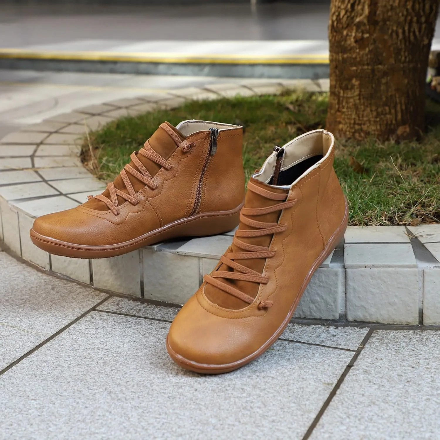 Brown Ankle Boots Black Boot Blue Boots Winter Work Boots for Women Womens Ankle Boots with Heel Black Platform Boots Wedge Booties for Women Stretch Ankle Boot