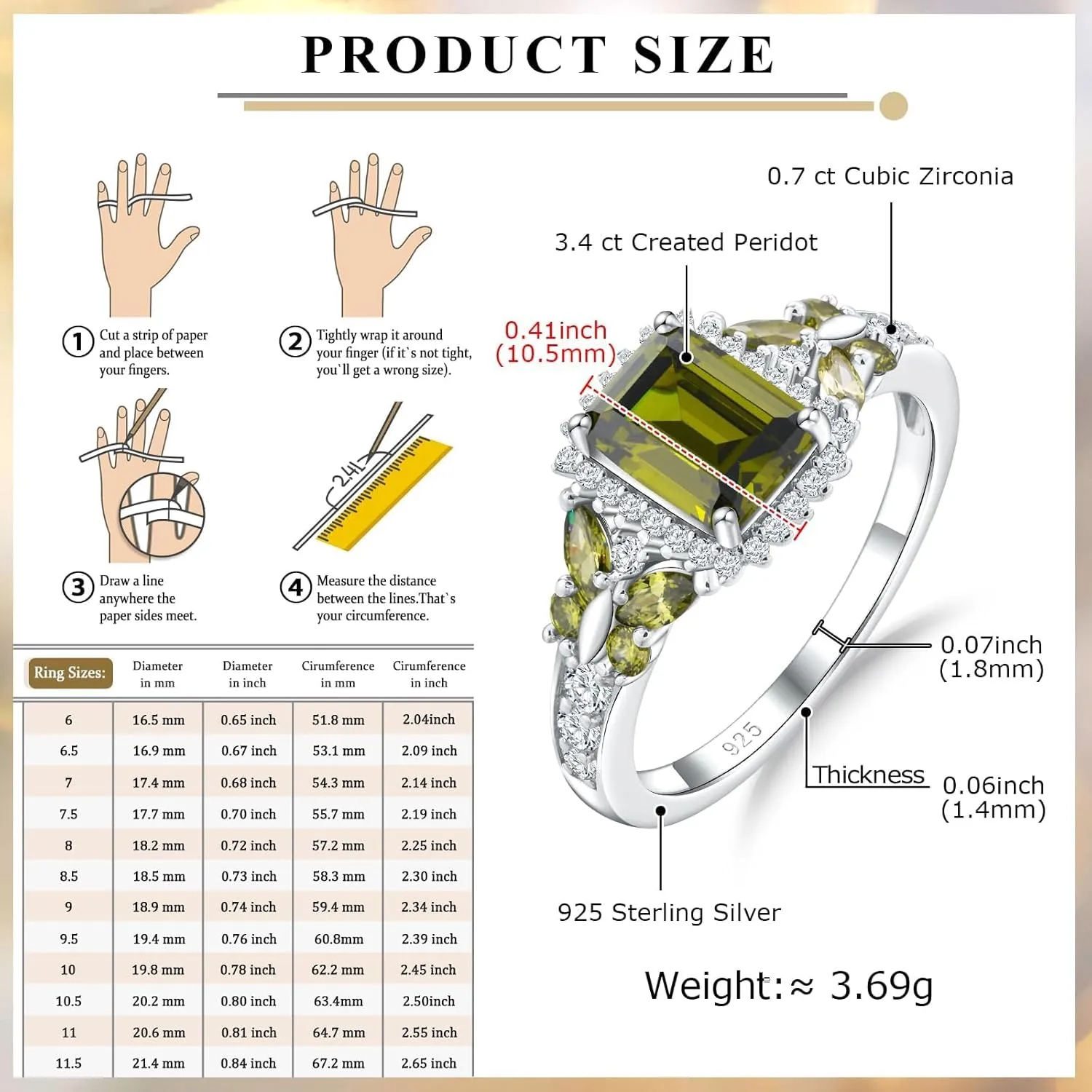 Butterfly Rings for Women, 925 Sterling Silver 3-4 Carat Birthstone Halo Ring Amethyst/Emerald/Blue Sapphire/Ruby Promise Ring Emerald Cut Engagement Rings for Her,Lovers Birthday Valentines Gift