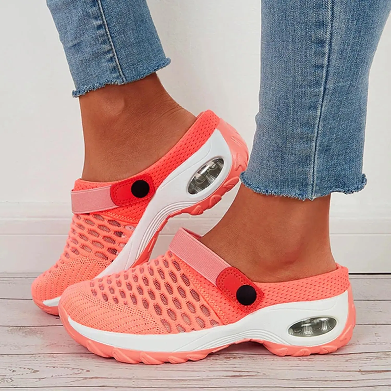 Cathalem Orthopedic Clogs for Women, Women's Orthopedic Clogs with Air Cushion Support to Reduce Back and Knee Pressure