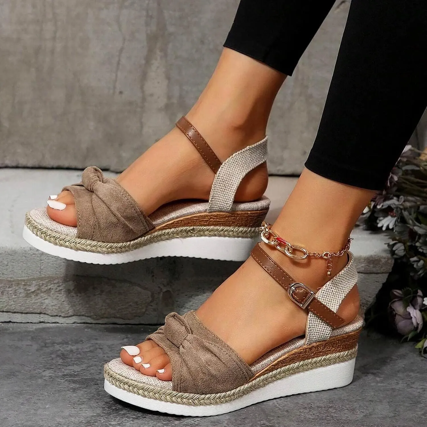 Cathalem Summer Sandals for Women 2024 Orthotic Walking Sandals Women Fashion Comfortable Sandals Arch Support Sandals