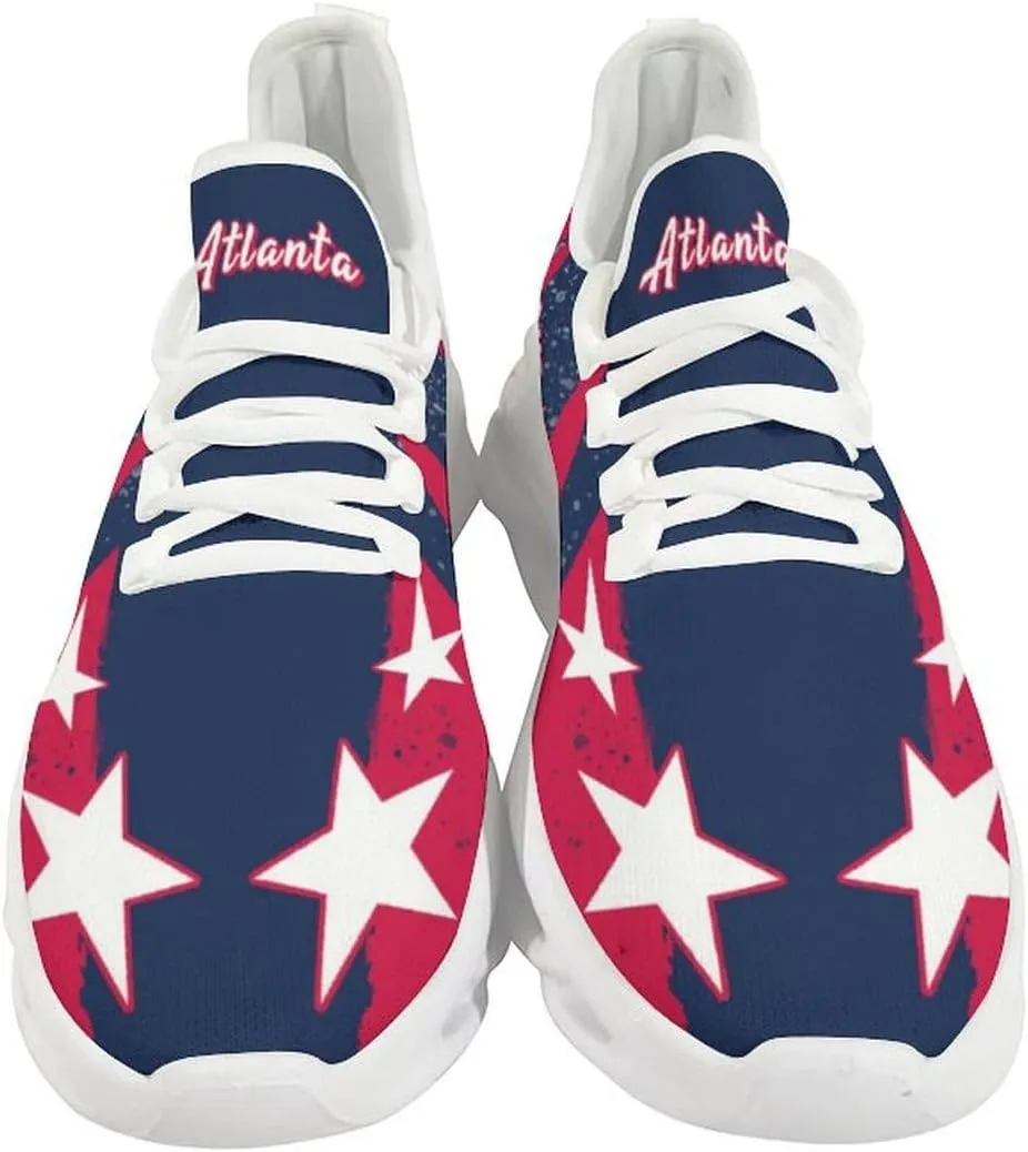 Custom Men's Sneakers Baseball Name & Number Breathable Fan Gift for Men Women Athletic Gym Slip-on Shoes Personalized Black White