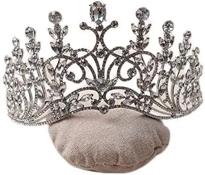 Diamond Tiara Gorgeous Shining Silver Plated Crystal Bridal Tiara Wedding Diamond Beauty Crown Headband Bridal Hair Accessories Tiara