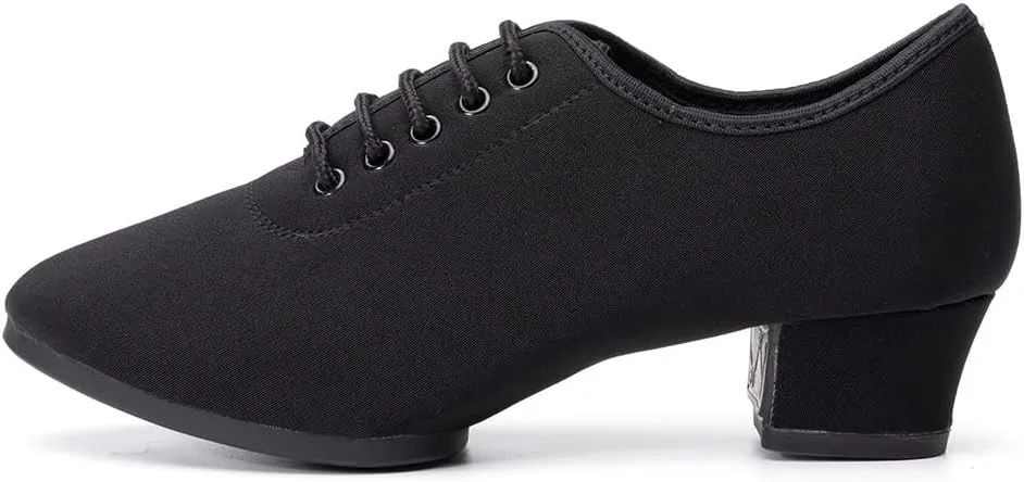 DKZSYIM Men and Women's Boost Dance Sneaker Modern Jazz Ballroom Performance Dance-Sneakers Sports Shoes,Model LHD-NJB