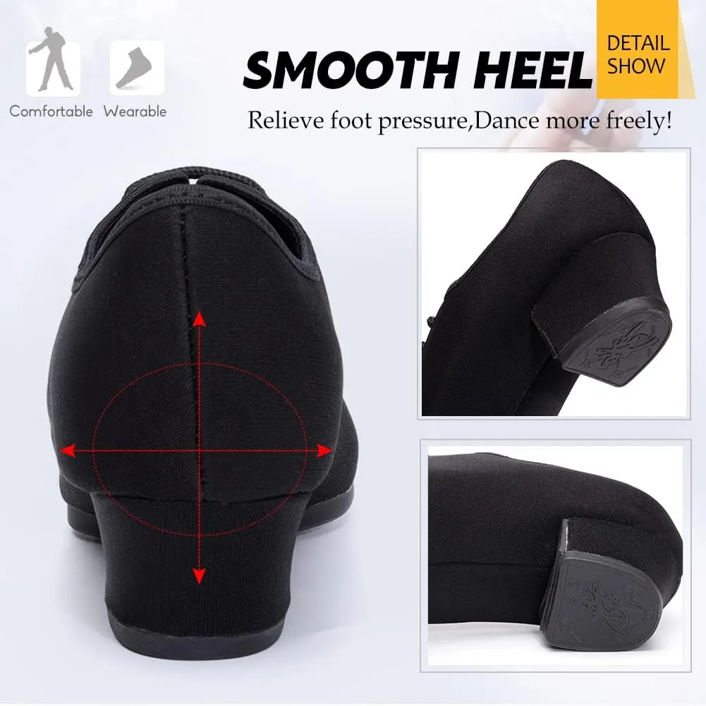 DKZSYIM Men and Women's Boost Dance Sneaker Modern Jazz Ballroom Performance Dance-Sneakers Sports Shoes,Model LHD-NJB