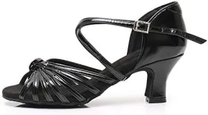 DKZSYIM Women's Latin Dance Shoes Ballroom Performance Shoes,Model NU-WZJ-CL