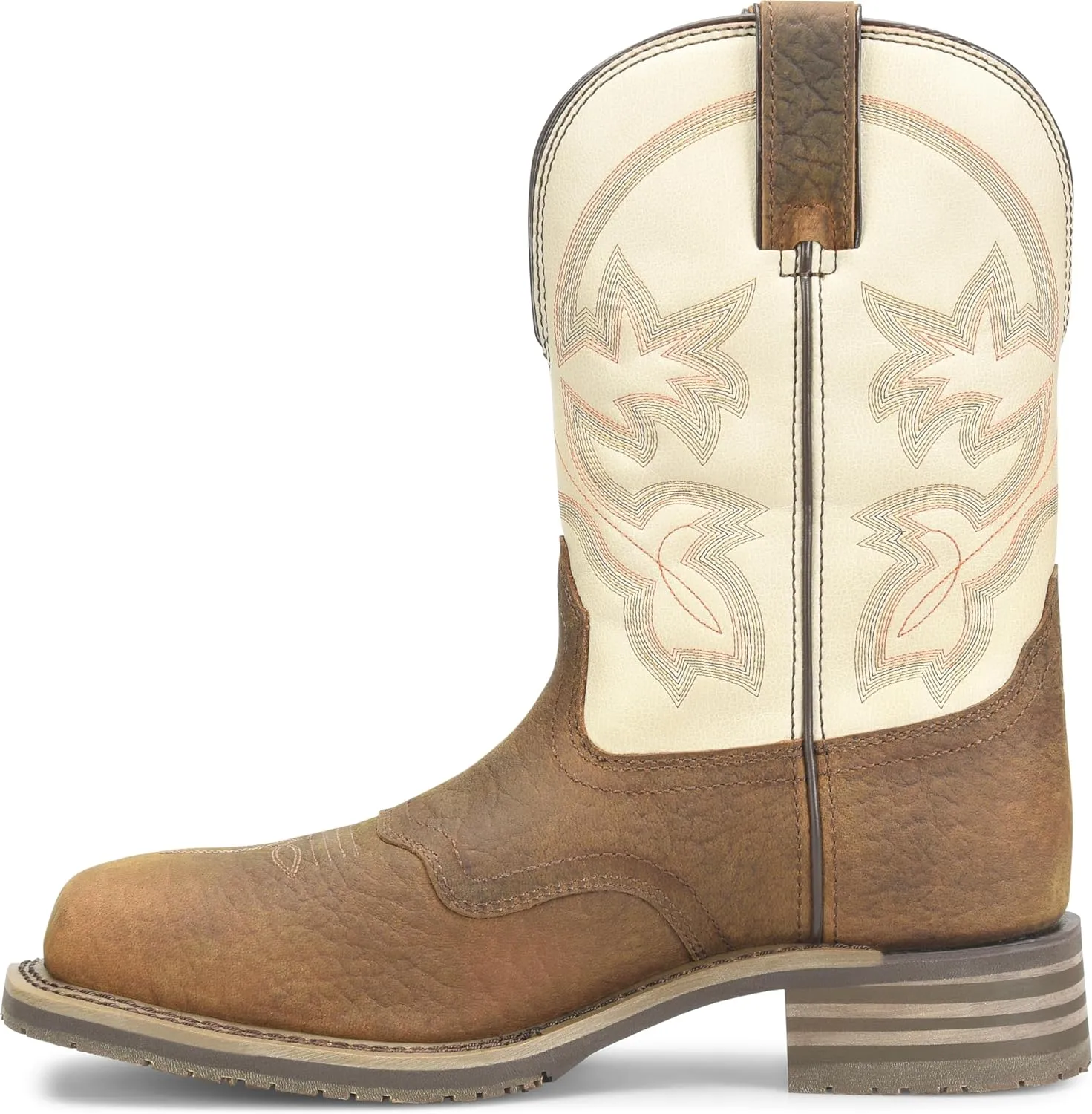 DOUBLE-H 10" Hingham Composite Toe Work Boots for Men - Square Toe, with Double Tuff Footbed and Oil- and Slip-Resistant I.C.E. Outsole, EH-Rated