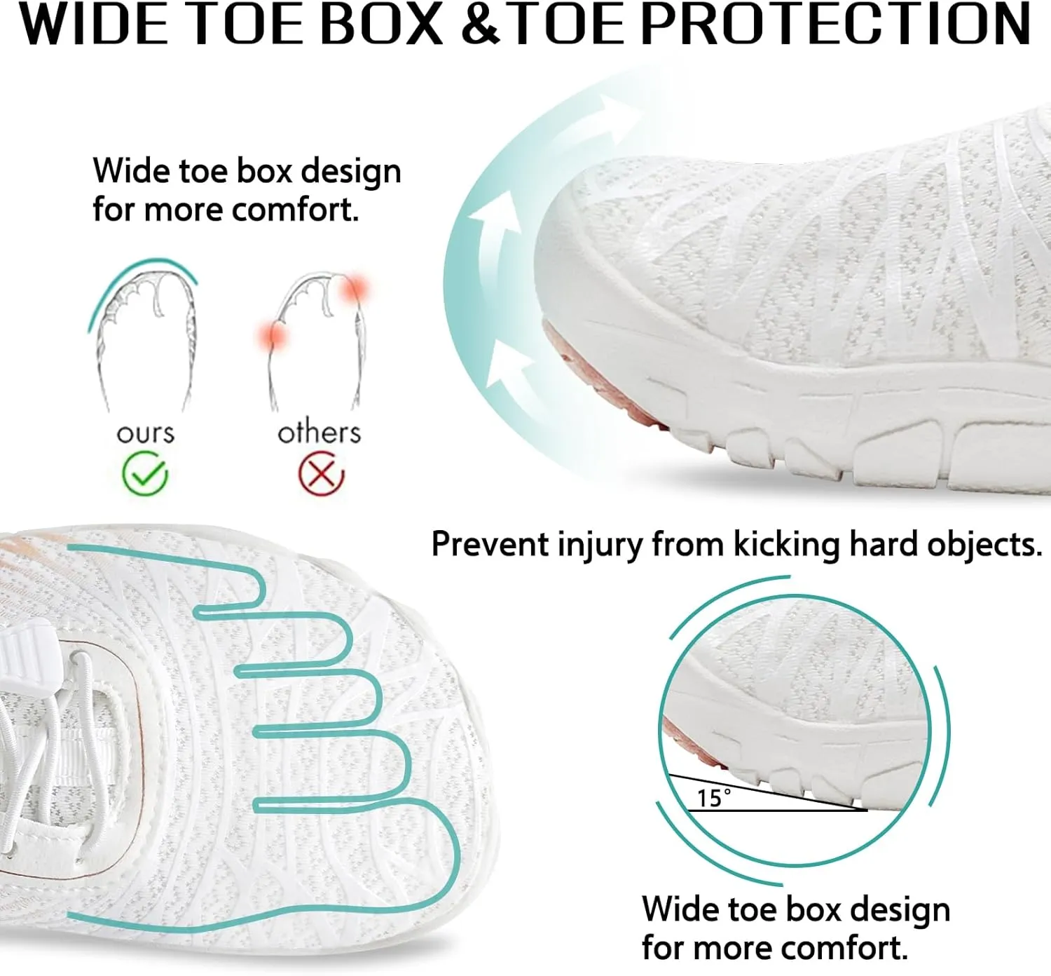 Grounded Barefoot Shoes for Men and Women, Wide Toe Box Minimalist Footwear, Non-Slip Lightweight for Hiking, Walking
