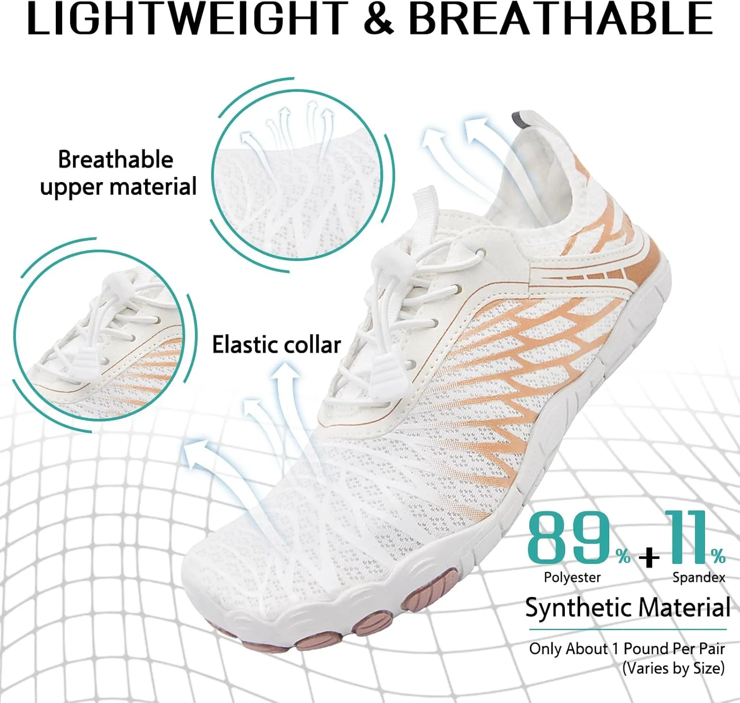 Grounded Barefoot Shoes for Men and Women, Wide Toe Box Minimalist Footwear, Non-Slip Lightweight for Hiking, Walking