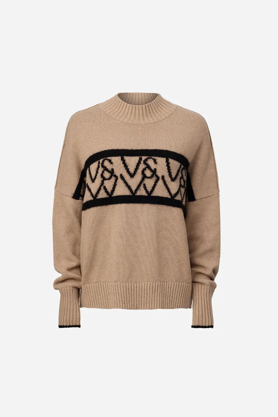 Interlude Knit Camel/Black