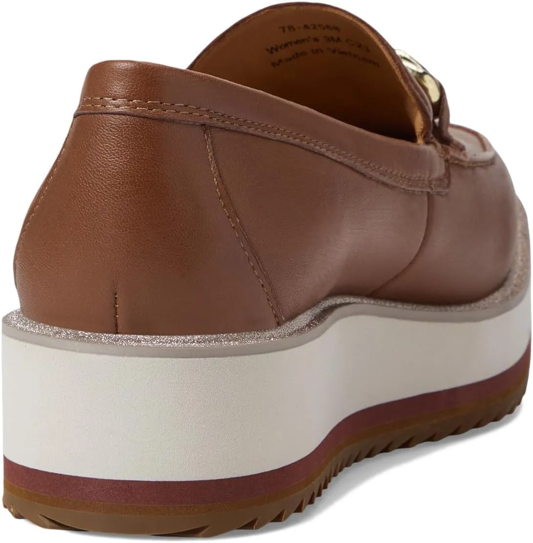 Johnston & Murphy Gracelyn Chain Loafer for Women ?C 1.75?? Platform Loafers, Womens Business Shoes