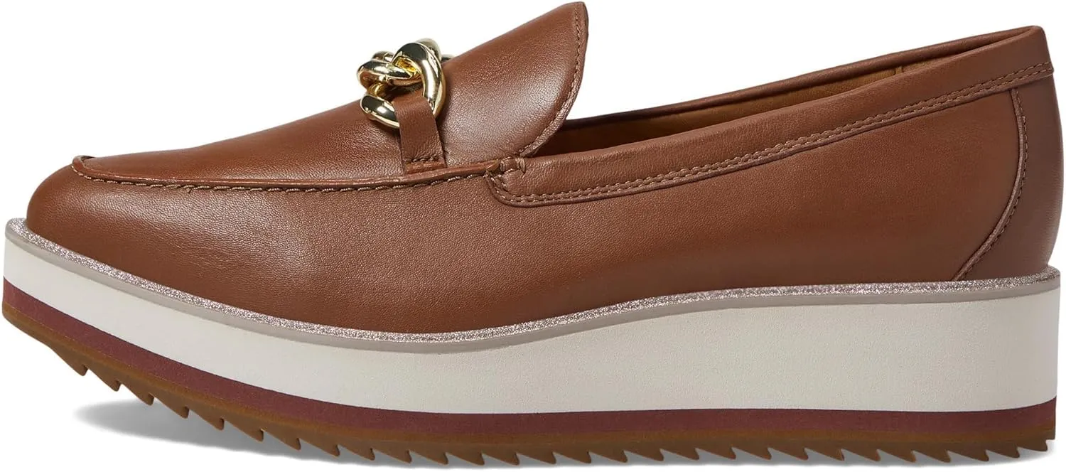 Johnston & Murphy Gracelyn Chain Loafer for Women ?C 1.75?? Platform Loafers, Womens Business Shoes