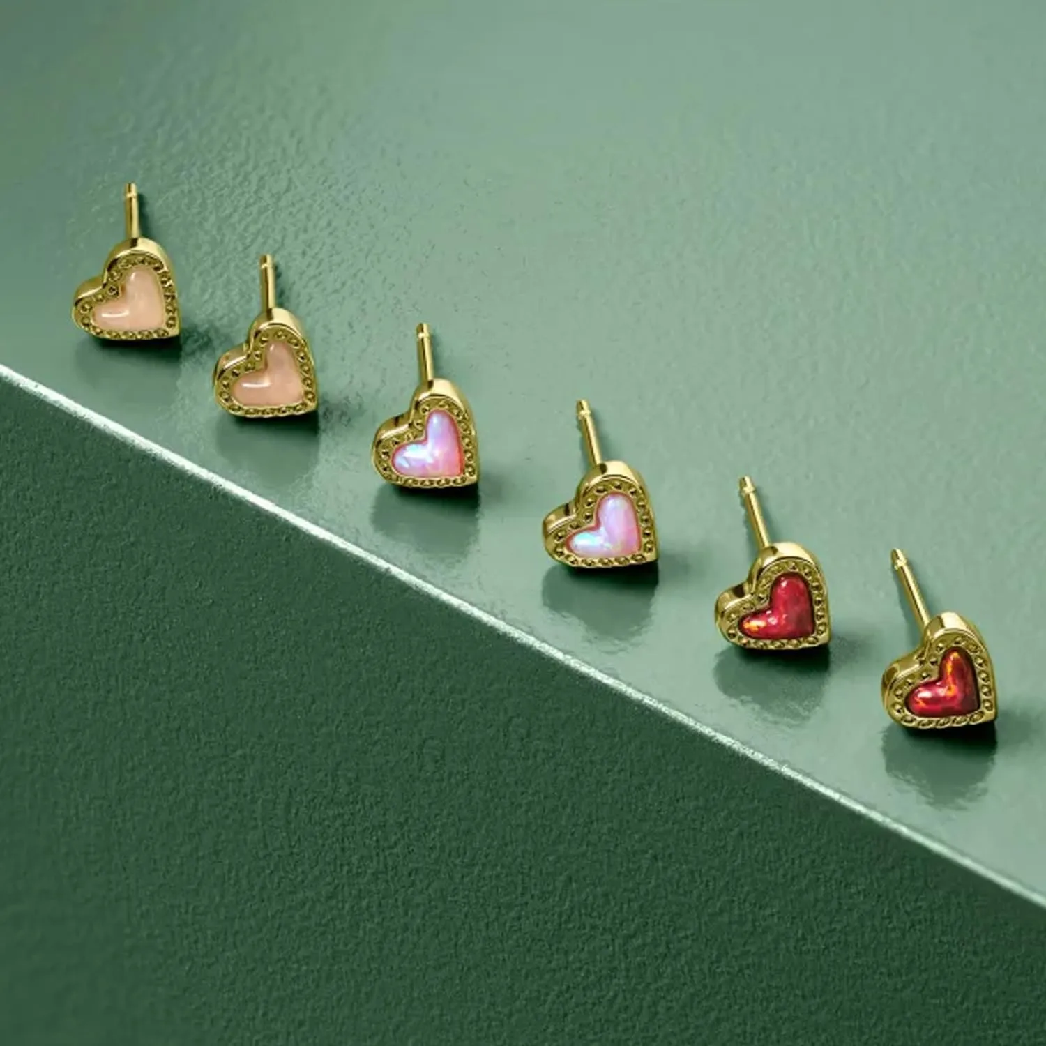Kendra Scott Mini Ari Heart Stud Earring, Fashion Jewelry for Women