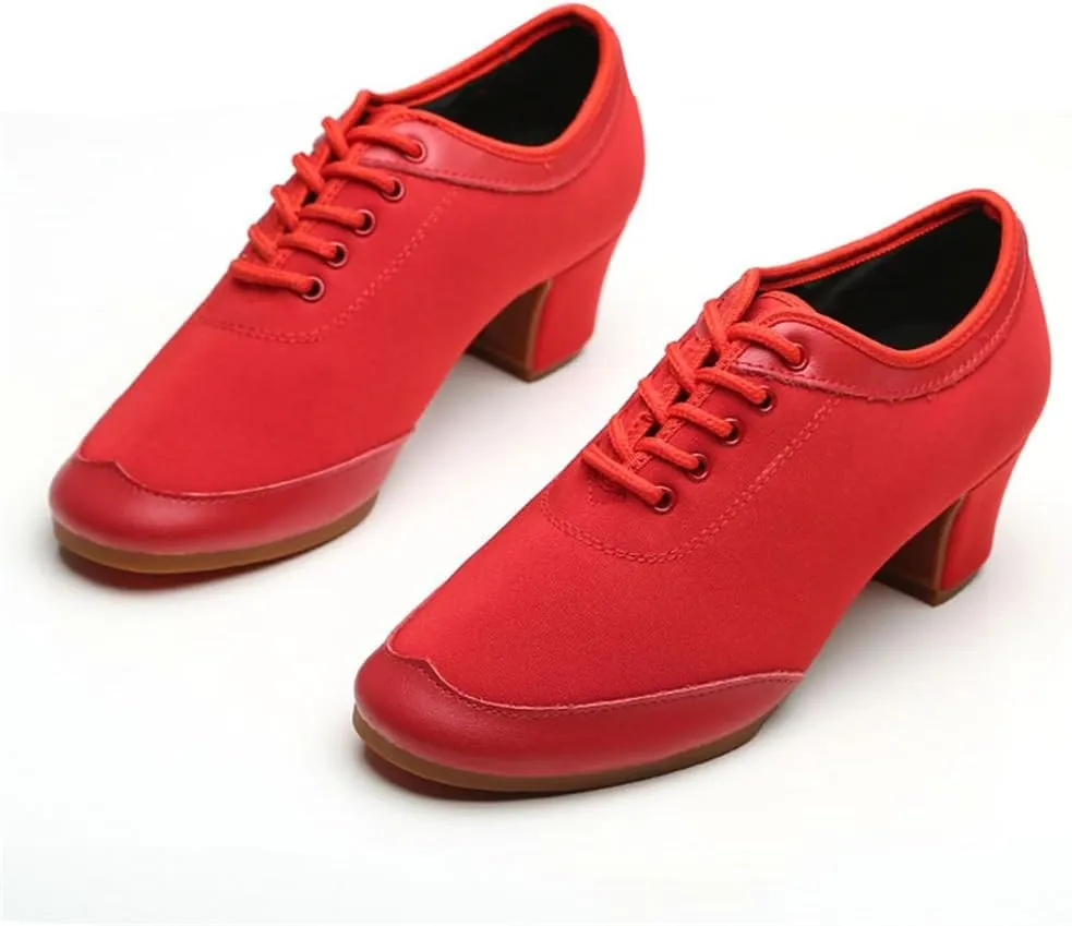Ladies Ballroom Dance Shoes, Latin Salsa Tango Dancing Shoes for Female Breathable Performance Shoes