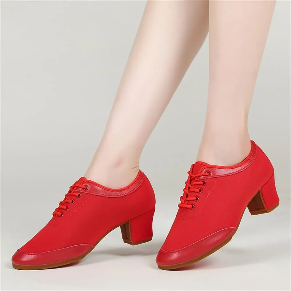 Ladies Ballroom Dance Shoes, Latin Salsa Tango Dancing Shoes for Female Breathable Performance Shoes