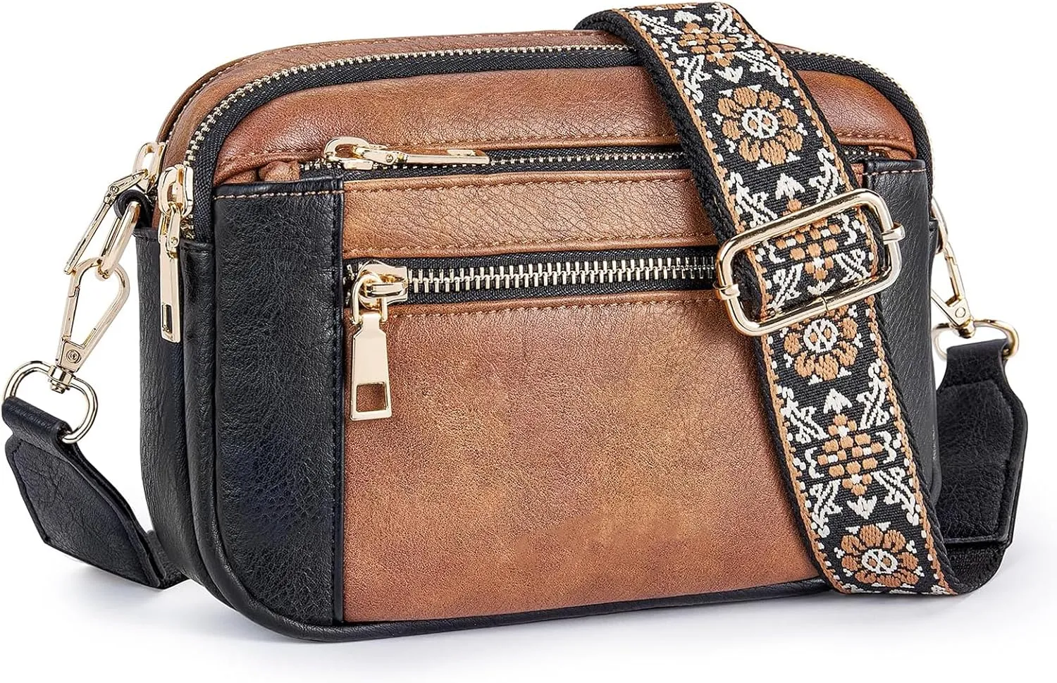 Langrents Crossbody Bag, Cross Body Bag for Woman, Langrents Purses, Lang Rents Multi Pocket Shoulder Bag