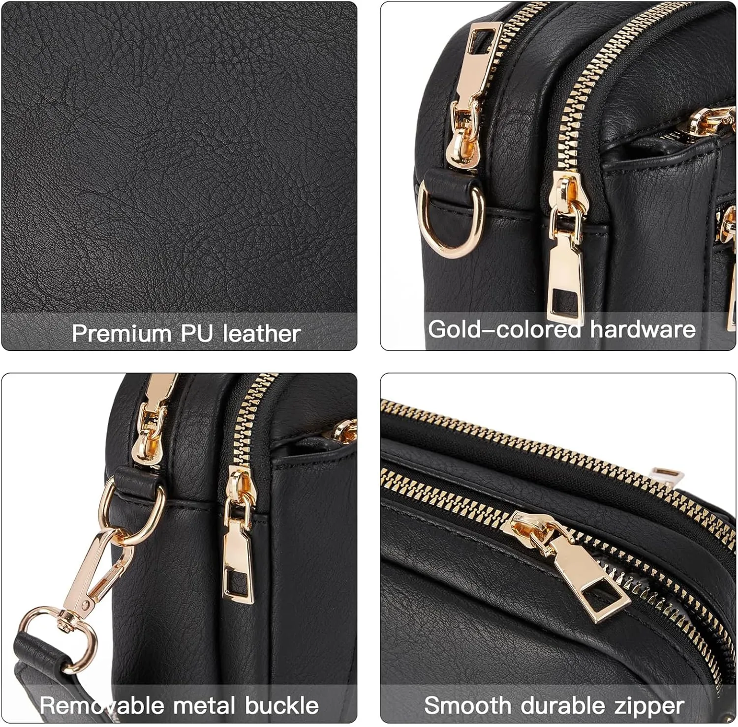 Langrents Crossbody Bag, Cross Body Bag for Woman, Langrents Purses, Lang Rents Multi Pocket Shoulder Bag