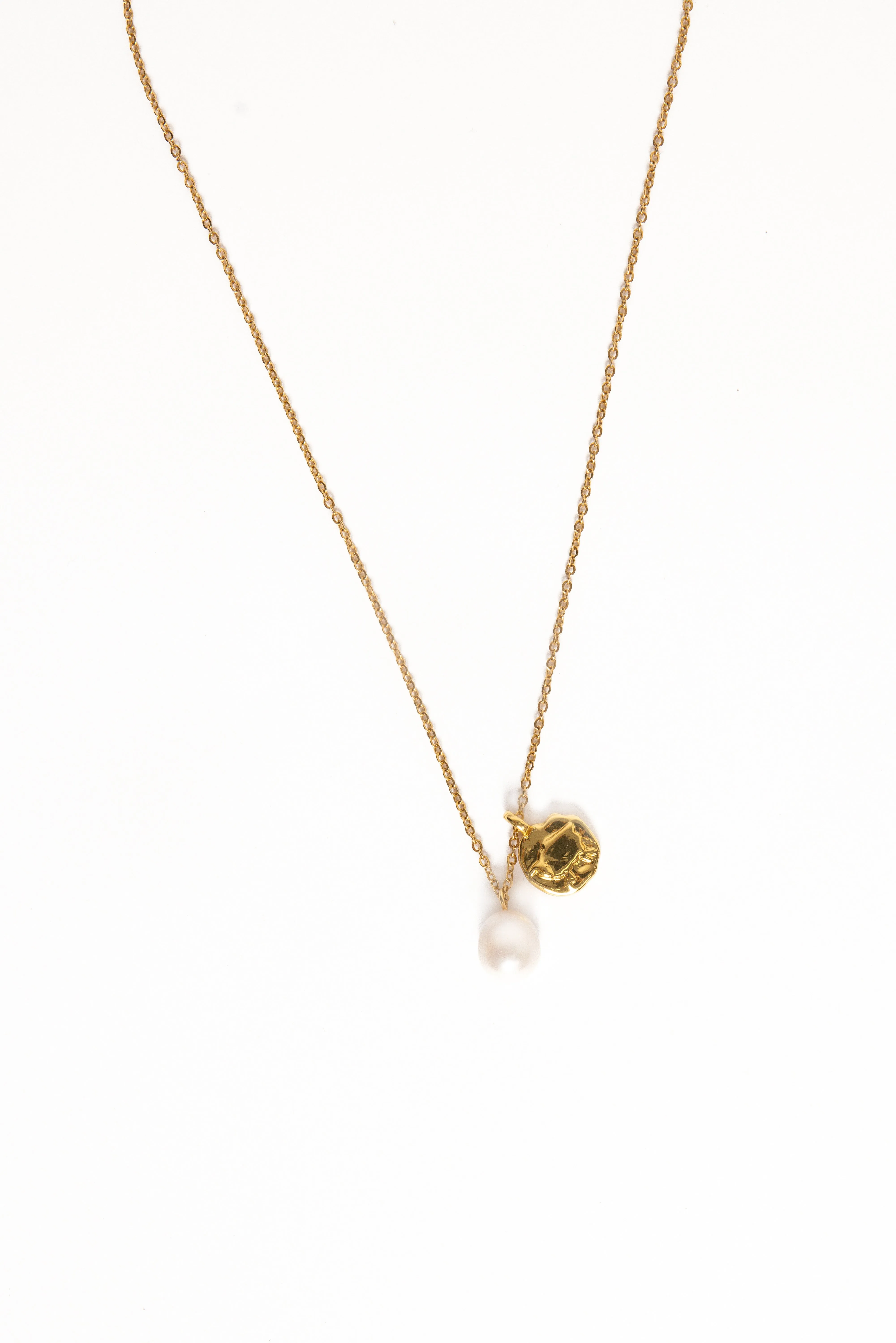 Lavinia Necklace - Gold/Pearl