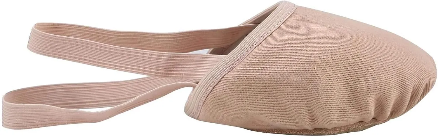 Linodes Canvas Pirouette Half Sole Jazz Ballet Dance Shoe Turning Shoes for Women and Girls