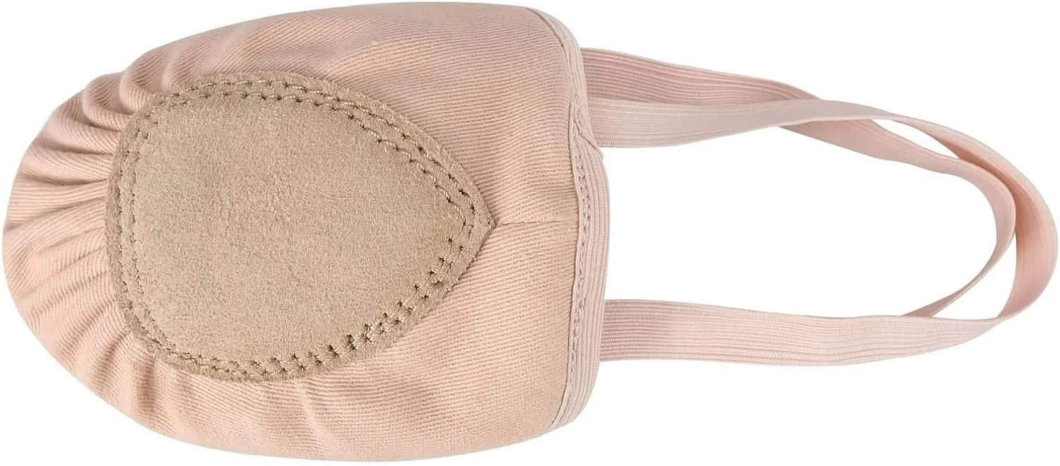 Linodes Canvas Pirouette Half Sole Jazz Ballet Dance Shoe Turning Shoes for Women and Girls