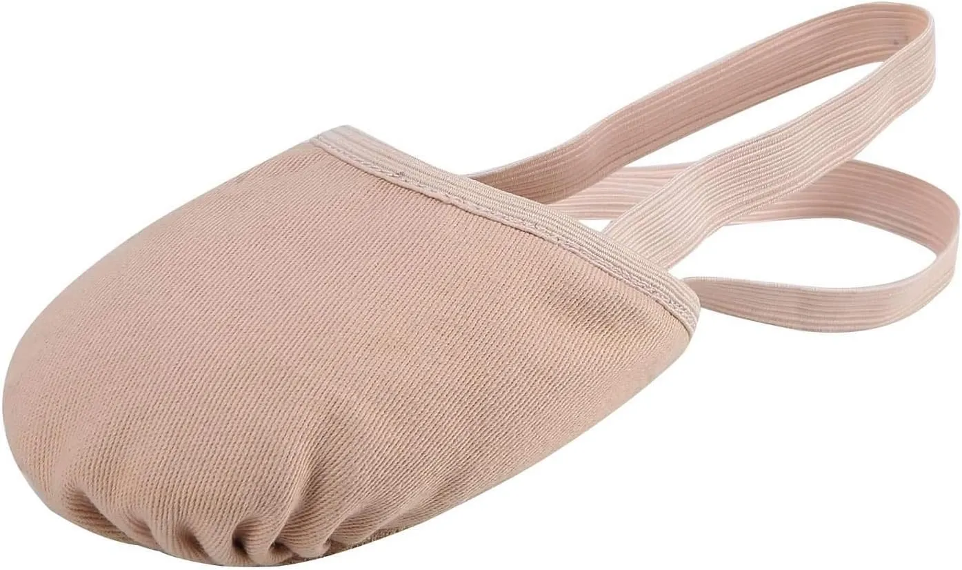 Linodes Canvas Pirouette Half Sole Jazz Ballet Dance Shoe Turning Shoes for Women and Girls