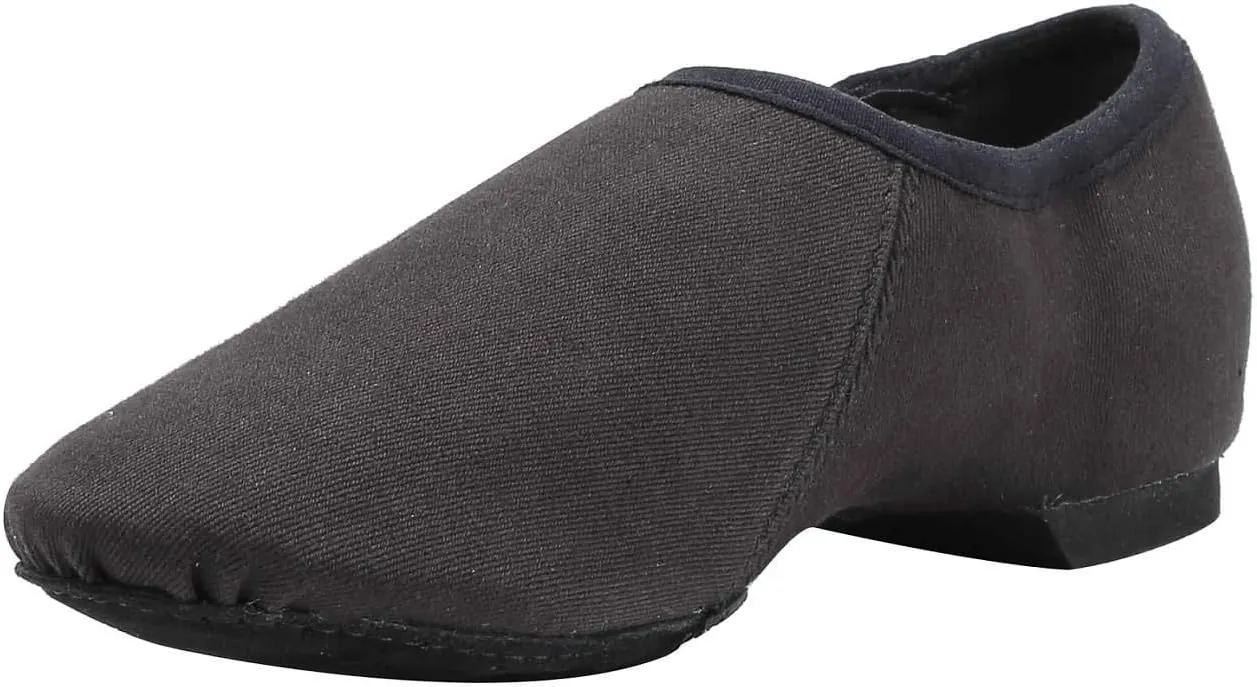 Linodes Stretch Canvas Upper Jazz Shoe Slip-on Dance Shoes for Girls and Boys (Toddler/Little Kid/Big Kid)