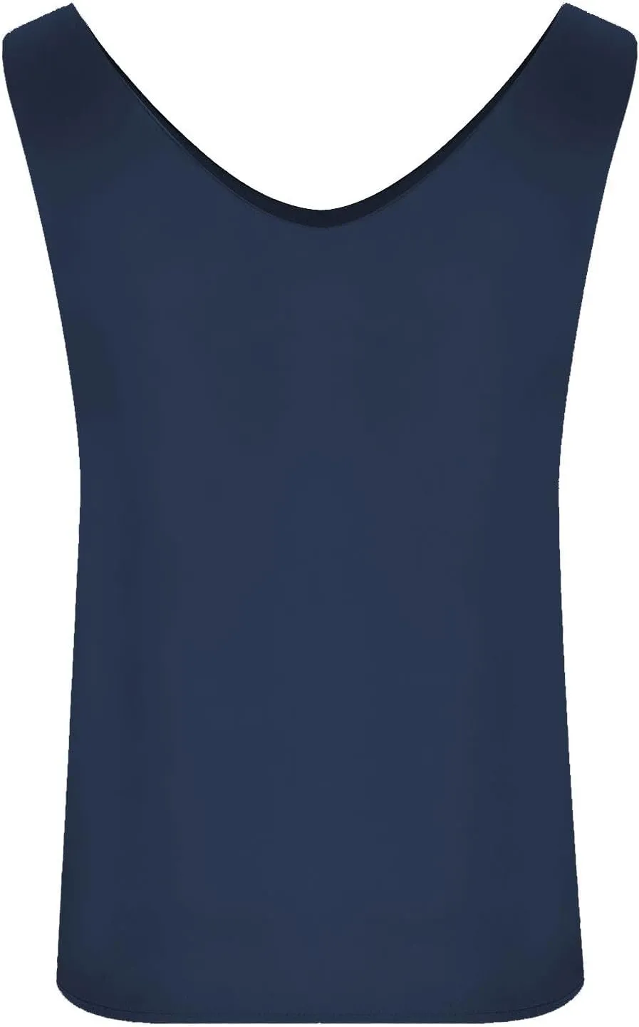 Lmdudan Silk Satin Tank Tops for Women V Neck Casual Cami Sleeveless Camisole Blouses Summer Solid Color Basic Tank Shirt