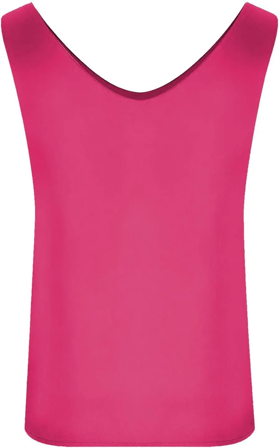 Lmdudan Silk Satin Tank Tops for Women V Neck Casual Cami Sleeveless Camisole Blouses Summer Solid Color Basic Tank Shirt