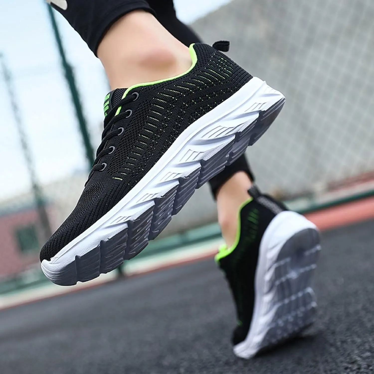 Men's Athletic Running Shoes Lightweight Jogging Walking Shoes Workout Sneakers Size US Men's 7 to 13.5