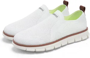 Men's Non Slip Running Shoes Slip On Casual Walking Shoes Fashion Mesh Sneakers Workout Sports Shoes