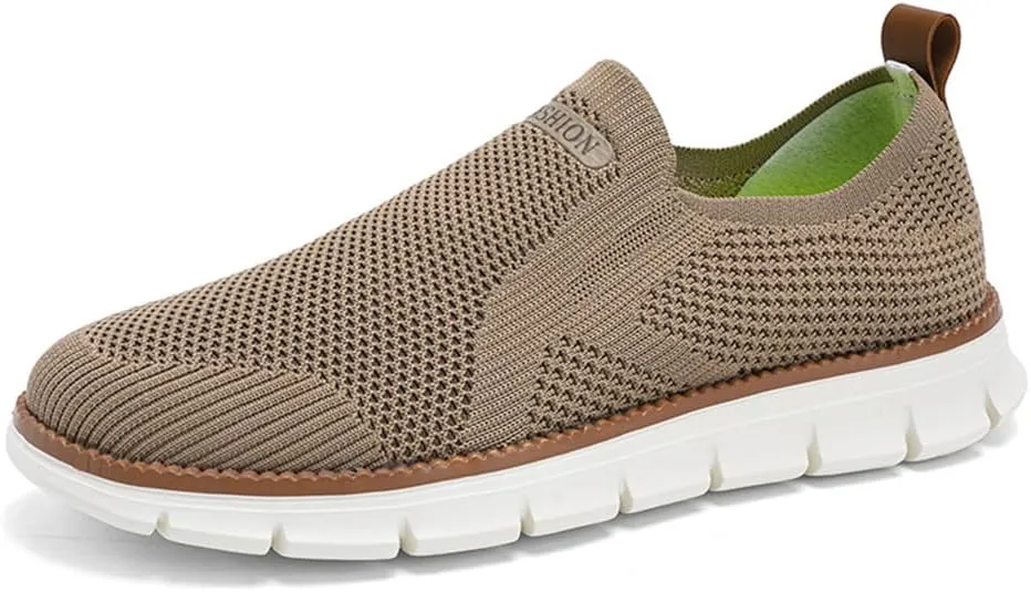 Men's Non Slip Running Shoes Slip On Casual Walking Shoes Fashion Mesh Sneakers Workout Sports Shoes
