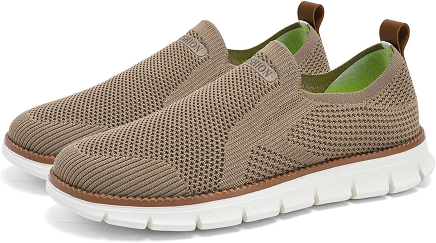 Men's Non Slip Running Shoes Slip On Casual Walking Shoes Fashion Mesh Sneakers Workout Sports Shoes