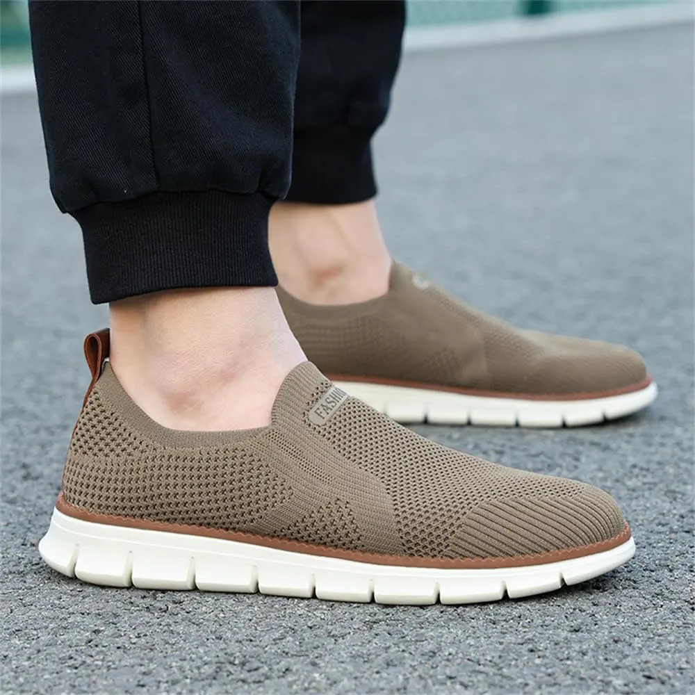 Men's Non Slip Running Shoes Slip On Casual Walking Shoes Fashion Mesh Sneakers Workout Sports Shoes