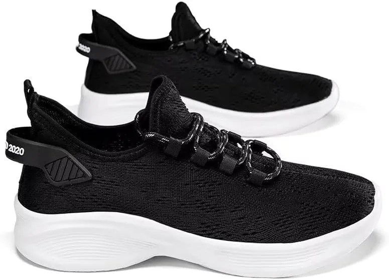 Men's Road Running Shoes Breathable Lightweight Walking Shoes Workout Sport Sneakers Plus Size Shoes for Men