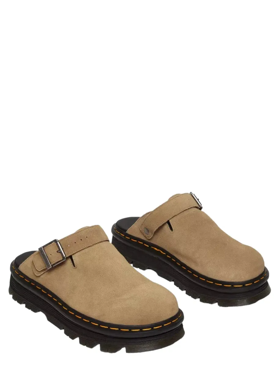 Mules Zebzag in Pelle Scamosciata
