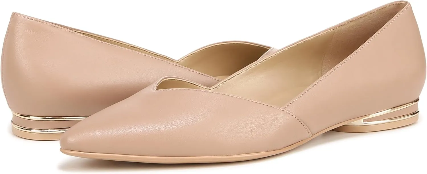 Naturalizer Womens Havana Pointed Toe Slip On Dress Ballet Flat