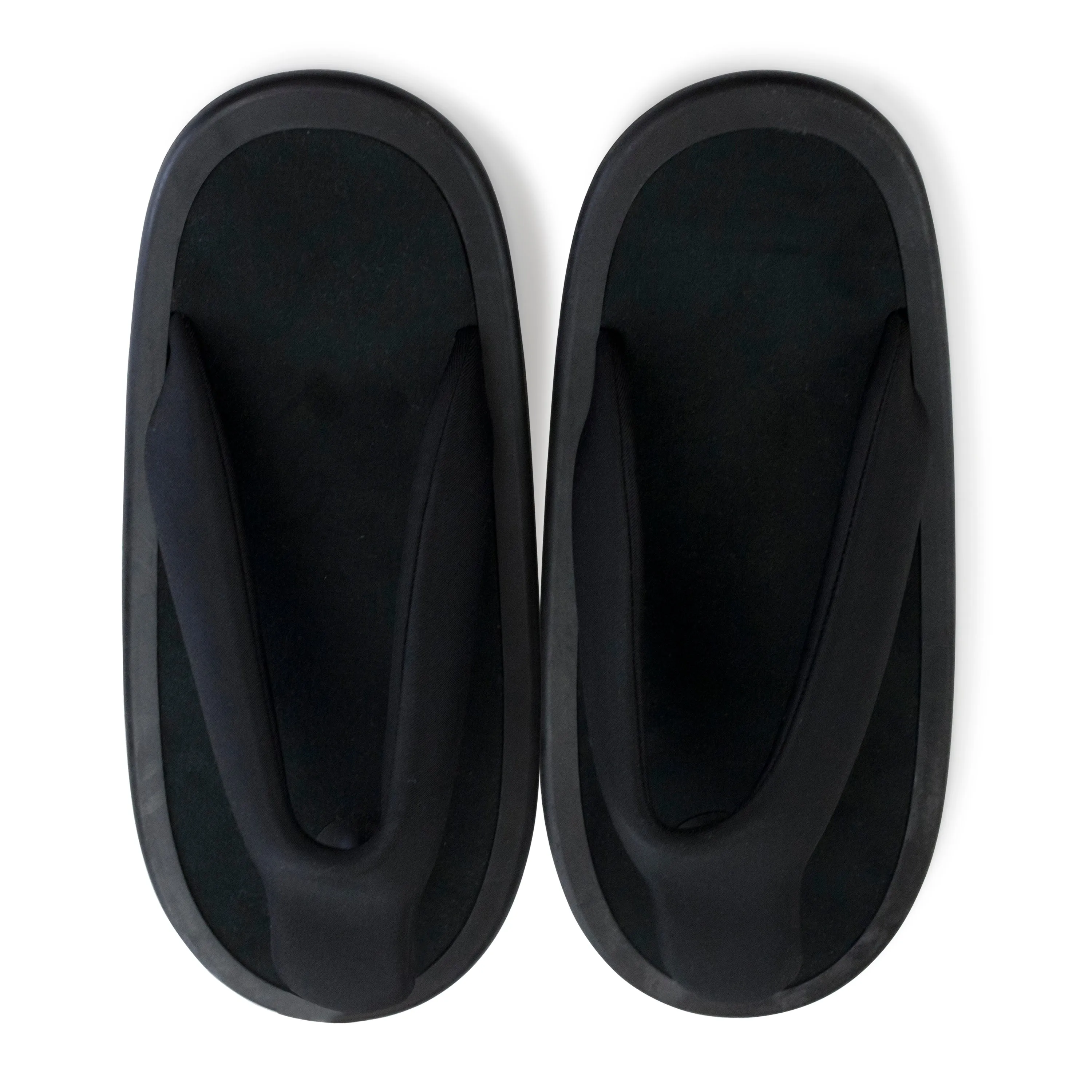 NEOPRENE PLATFORM BLACK SANDALS & FLIP-FLOPS