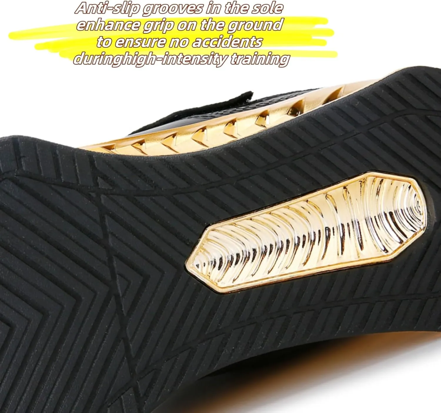 Powerlifting Shoes for Heavy Weightlifting Gym for Crossfit Lifting Training Footwear Weight Lifting for Men Squat Shoes Powerlifting with Rubber Non-Slip Sole
