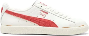 PUMA Mens Clyde Neverworn Iii Lace Up Sneakers Shoes Casual - White