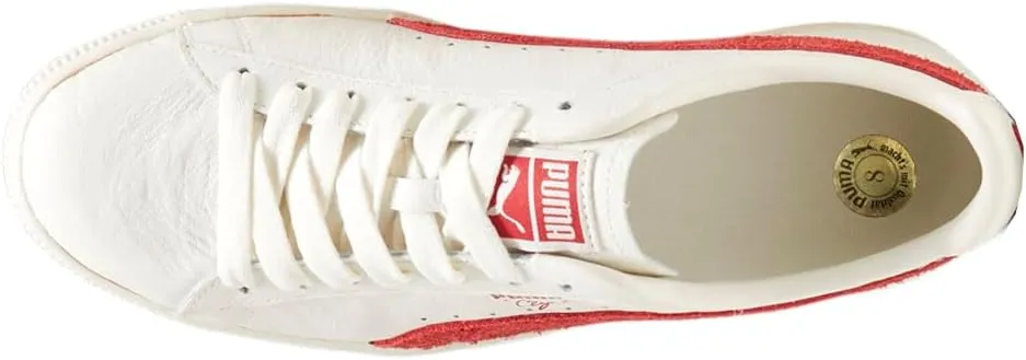 PUMA Mens Clyde Neverworn Iii Lace Up Sneakers Shoes Casual - White