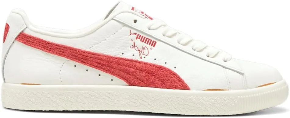 PUMA Mens Clyde Neverworn Iii Lace Up Sneakers Shoes Casual - White