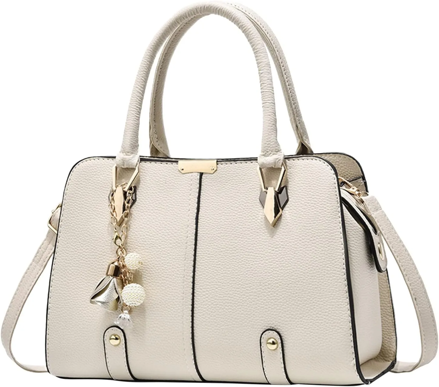 Quilted Handbags for Women Ladies Purse Satchel Shoulder Bags Tote Leather Bag Small Canvas Tote Bag