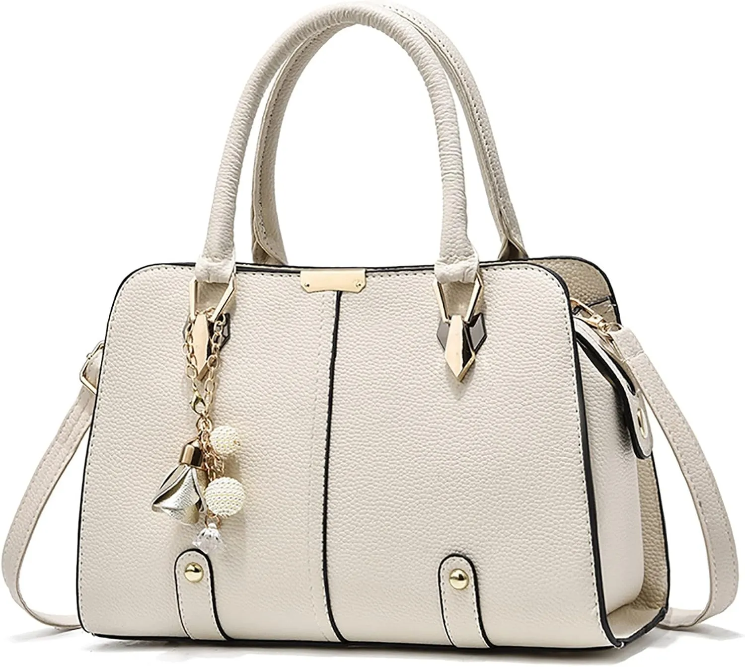Quilted Handbags for Women Ladies Purse Satchel Shoulder Bags Tote Leather Bag Small Canvas Tote Bag
